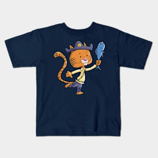 Pirate Cat Kids T-Shirt